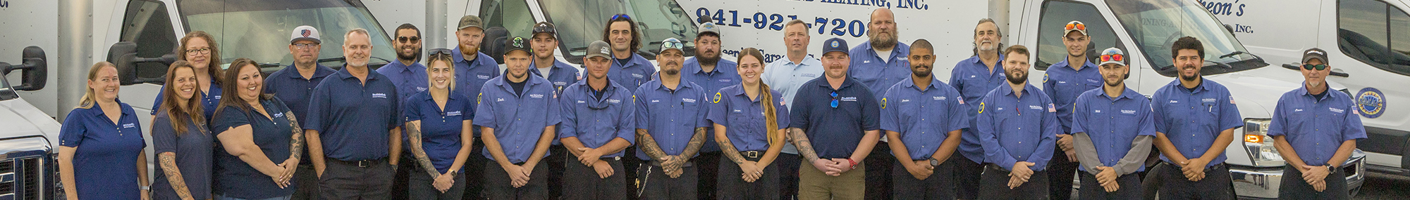 SMAC - Sarasota Air Conditioning Compnay - Team members and trucks
