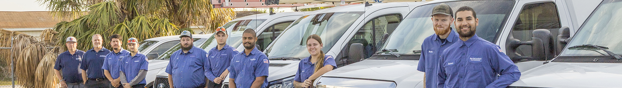 Sean McCutcheon's Air Conditioning Technician with Sarasota homeowners.